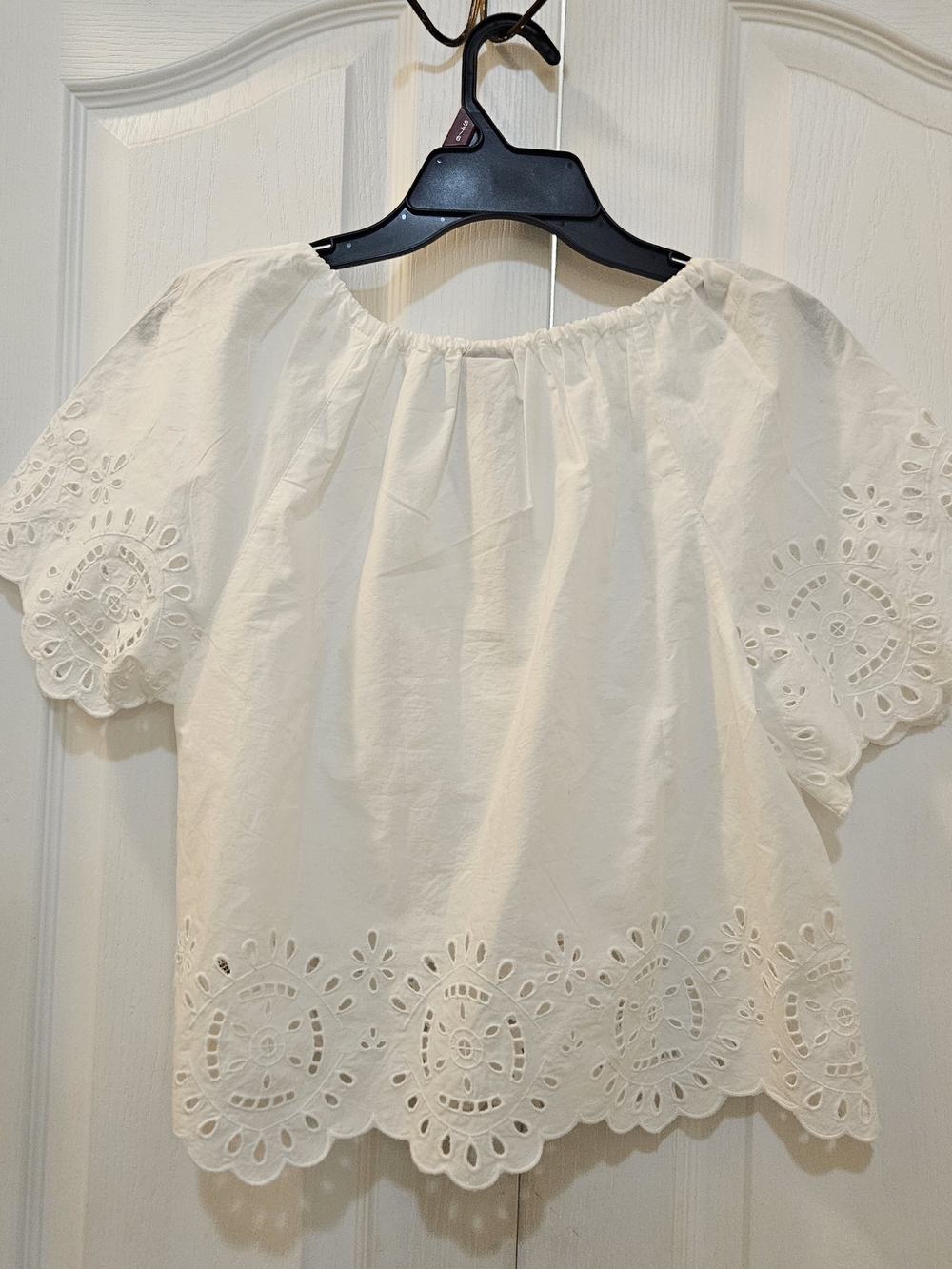 A New Day Eyelet Embroidered Peasant Blouse – Women's Small | NWT - Picture 8 of 8